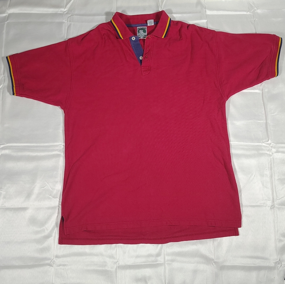 McIntosh & Seymour Oregon Soccer Gear Rugby Polo Large Mens 100% Cotton Vintage